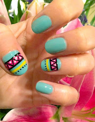 nail spring simple nails designs aztec easy learners trends diy yellow summer pink easter mint halloween need pretty lovely hair